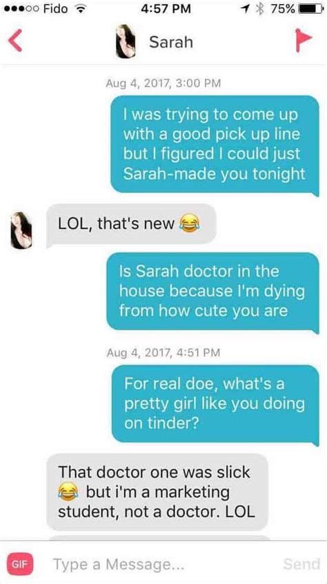 what to say to hook up with a girl on tinder